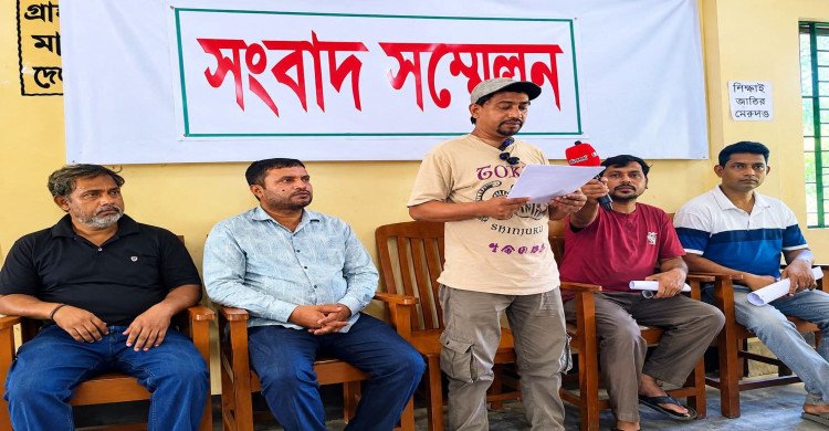 জুড়ীতে ২৮২ শতক জমি দখলের পাঁয়তারা, আতঙ্কে ১৭ পরিবার, অপকর্ম ঢাকতে সংবাদ সম্মেলন